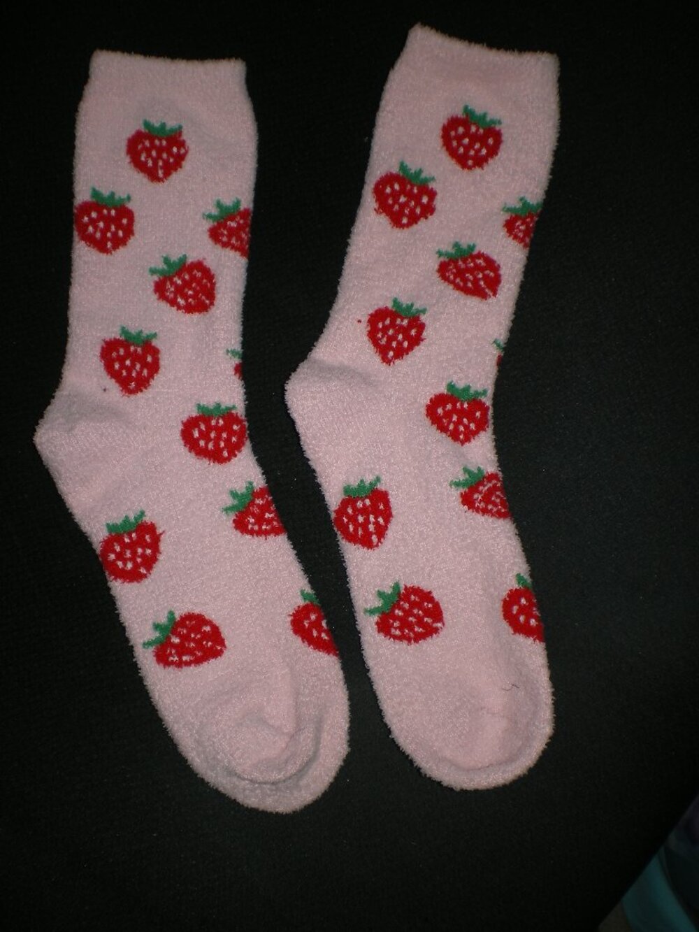 Strawberry Print Socks